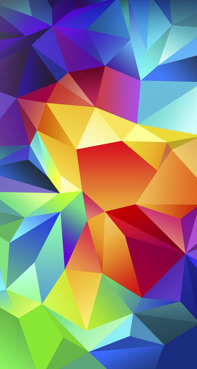 Colorful abstract low poly background #5 free wallpaper - medium preview image