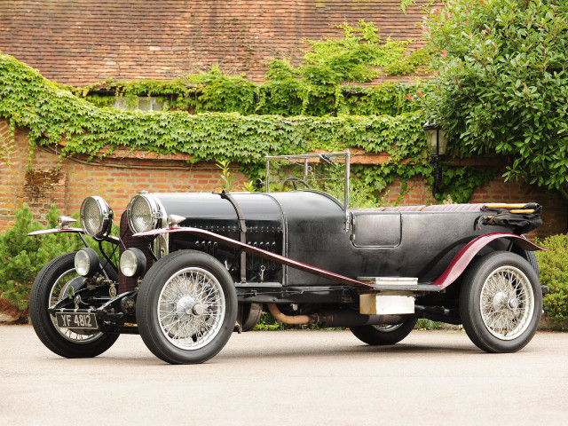 Old model car brick building free wallpaper - medium preview image