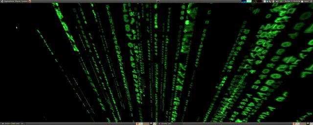 Computer screen green numbers black free wallpaper - medium preview image