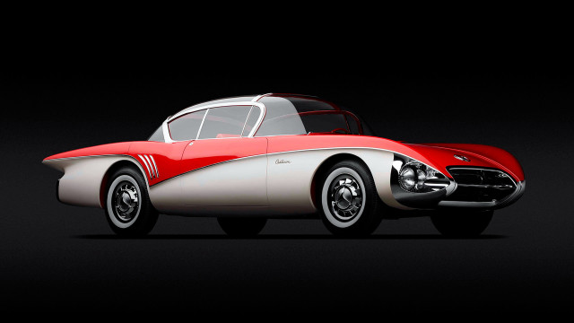 Red white car dark room #2 free wallpaper - medium preview image