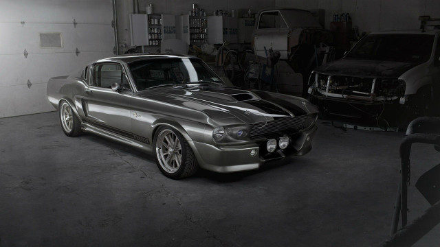 Car parked garage truck hood free wallpaper - medium preview image