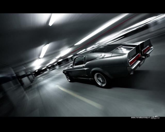 Black car tunnel lights red free wallpaper - medium preview image