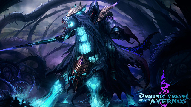 Demonic creature sword demon back #4 free wallpaper - medium preview image