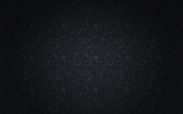 Black wallpaper floral pattern leaves #2 free wallpaper - medium preview image
