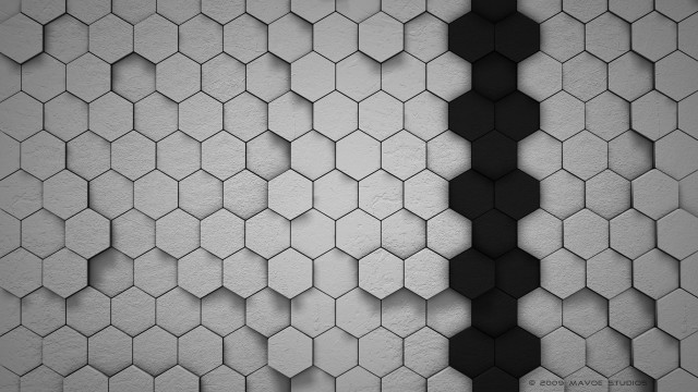 Black white photo wall pattern free wallpaper - medium preview image