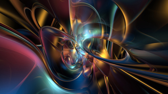 Colorful abstract design blue computer free wallpaper - medium preview image