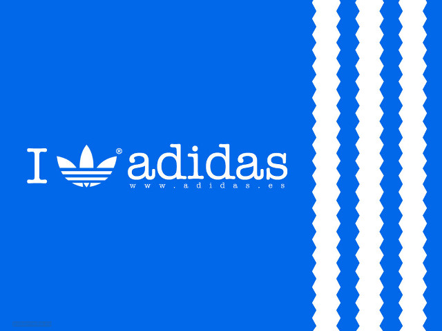 Blue white wall adidas white free wallpaper - medium preview image