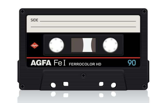 Cassette redstripe agfa fel ferrocolor free wallpaper - medium preview image