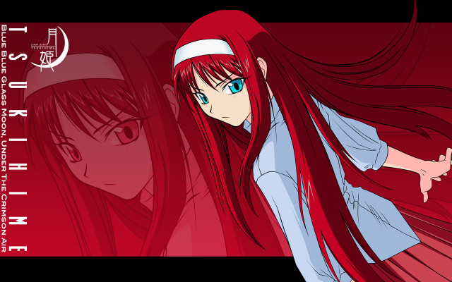 Girl man red hair blue #2 free wallpaper - medium preview image