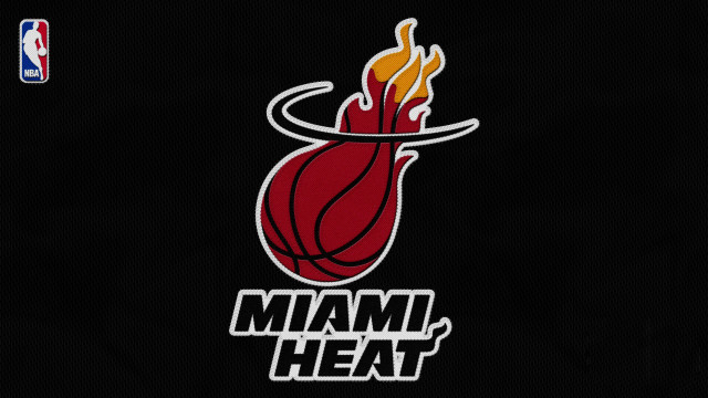 Miami heat logo black background free wallpaper - medium preview image