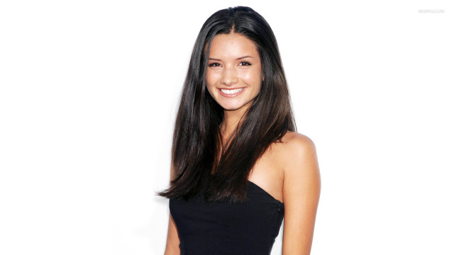 Woman black dress smiling white #2 free wallpaper - medium preview image