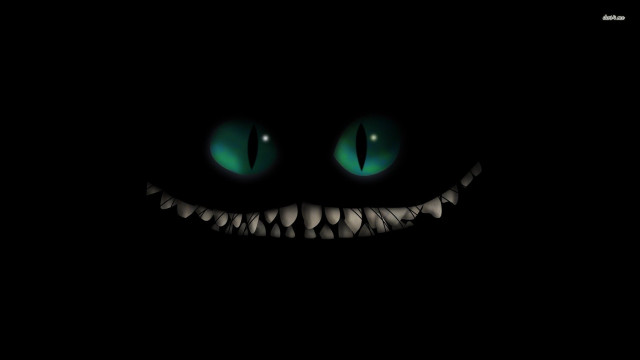 Creepy face glowing green eyes free wallpaper - medium preview image