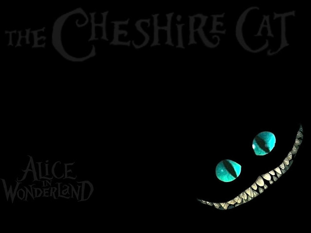 Black background cat face green free wallpaper - medium preview image