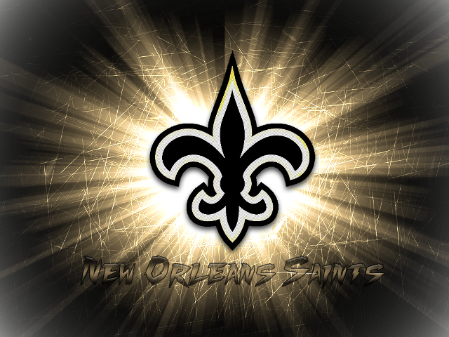 New orleans saints logo black #3 free wallpaper - medium preview image