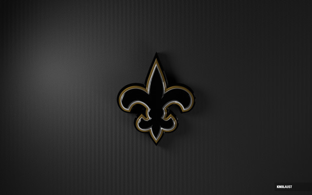 New orleans saints logo black free wallpaper - medium preview image
