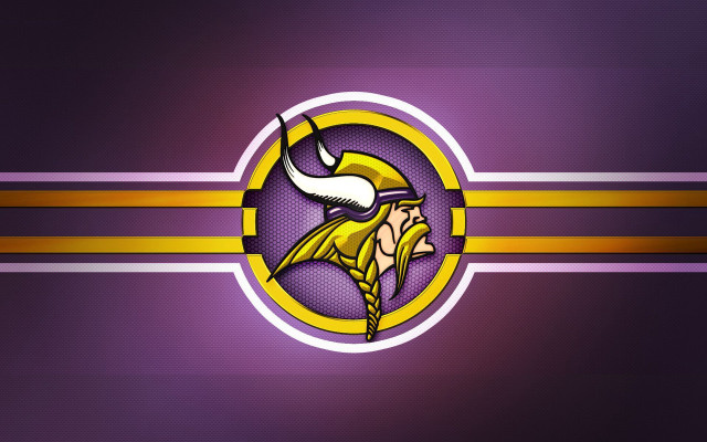 Vikings logo purple background gold free wallpaper - medium preview image