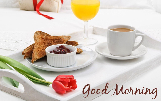 Coffee sandwich flower tray red free wallpaper - medium preview image