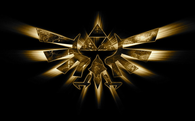 Dark background gold black design free wallpaper - medium preview image