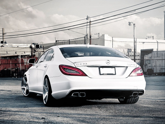 White mercedes luxury digital rendering free wallpaper - medium preview image