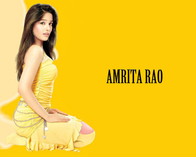 Woman yellow dress yellow background free wallpaper - medium preview image