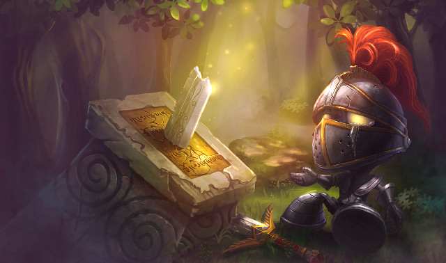 Knight kneeling box woods red free wallpaper - medium preview image