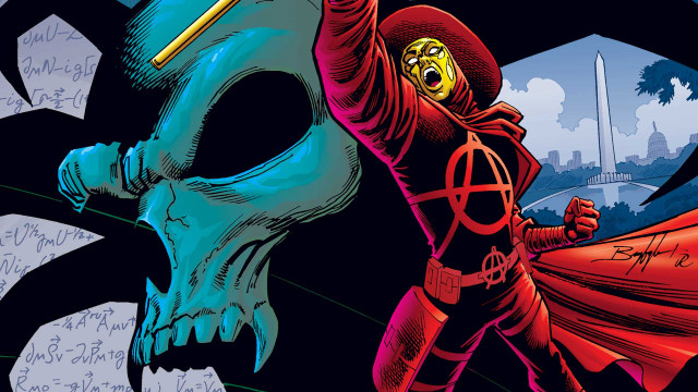 Skeleton sword demon skull cartoon free wallpaper - medium preview image