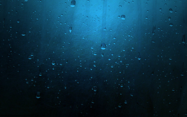 Blue background waterdrops black sky free wallpaper - medium preview image