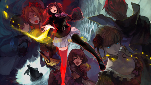 Anime characters cave fire demon free wallpaper - medium preview image