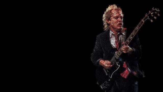 Man guitar black background image free wallpaper - medium preview image