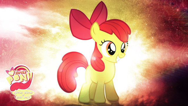 Pony red mane star filled free wallpaper - medium preview image