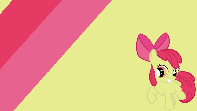 Pink pony pink tail yellow free wallpaper - medium preview image