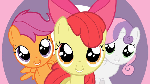 Three little ponies circle wind free wallpaper - medium preview image