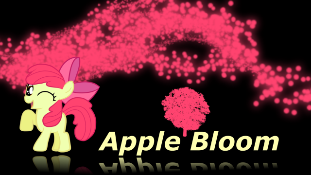 Pink pony pink mane black free wallpaper - medium preview image
