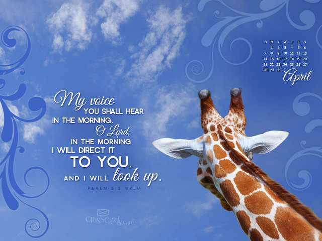 Giraffe blue sky quote image free wallpaper - medium preview image