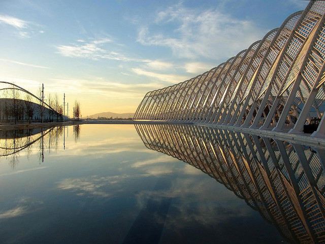 Large building water sky clouds #3 free wallpaper - medium preview image