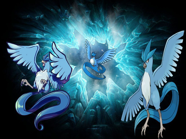 Three blue birds white wings free wallpaper - medium preview image