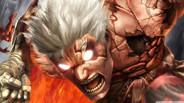 Demonic man large head red free wallpaper - medium preview image