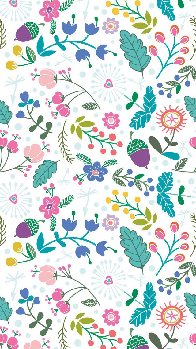 White background flowers leaves bunch free wallpaper - medium preview image