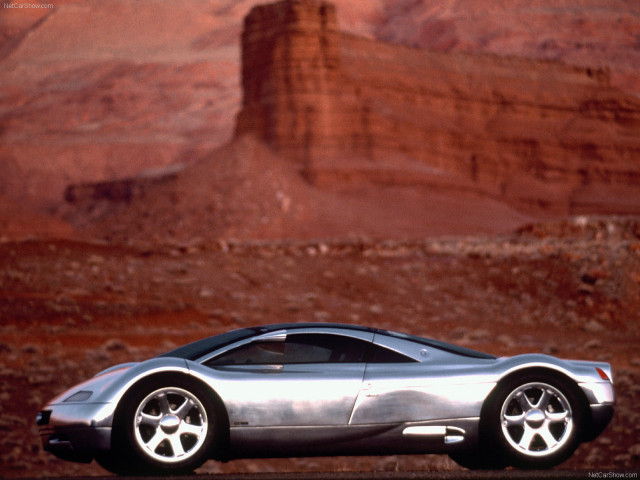 Silver sports car mountain desert free wallpaper - medium preview image