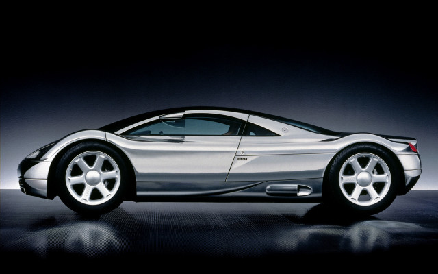 Silver sports car black background #2 free wallpaper - medium preview image