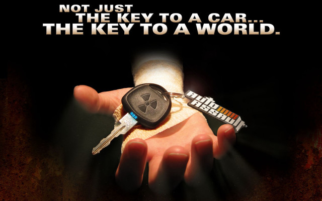 Person holding car key message free wallpaper - medium preview image