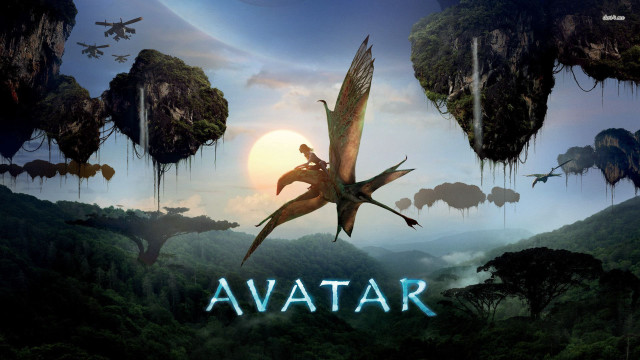 Giant bird flying forest overhead free wallpaper - medium preview image