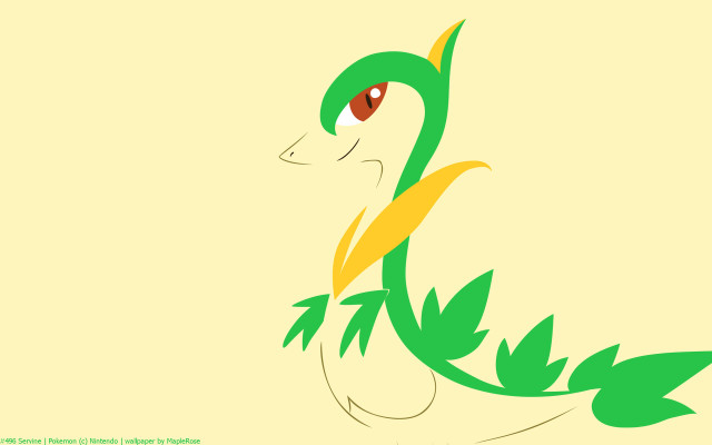 Cartoon green yellow snake red free wallpaper - medium preview image