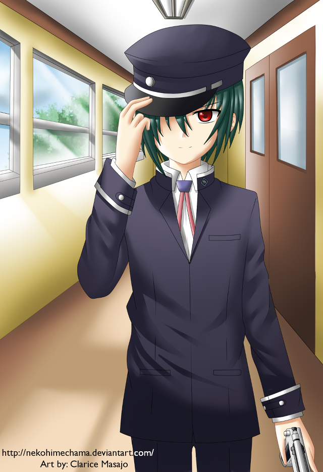 Man suit tie gun hallway free wallpaper - medium preview image