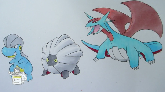 Animals lineup drawing three colors free wallpaper - medium preview image