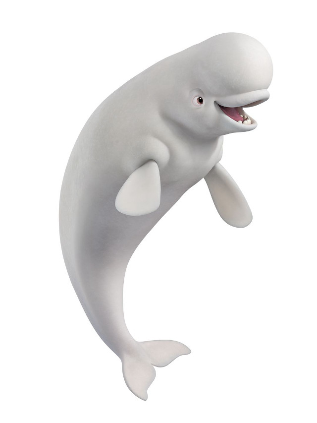 White plastic dolphin mouth open free wallpaper - medium preview image