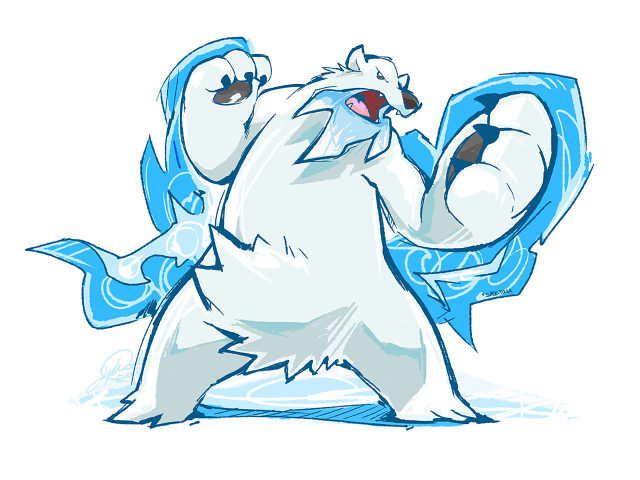 Polar bear mirror dog scarf free wallpaper - medium preview image