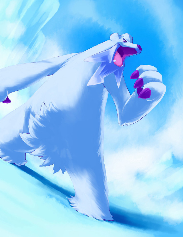 Cartoon character big white bird #2 free wallpaper - medium preview image