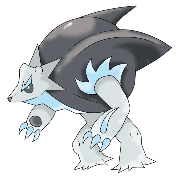 Cartoon character black white blue #2 free wallpaper - medium preview image