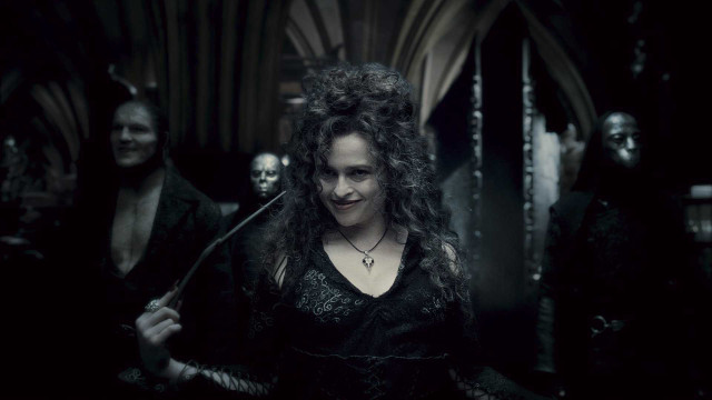 Curly haired woman black dress free wallpaper - medium preview image